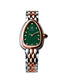 PIRLANT SBL07RBYE Green Dial Rounded Triangle Women's Quartz Watch – product photo 4