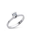 0.20 Carat Bold Prong Diamond Solitaire Ring