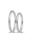 White Gold Wedding Band 2,40mm