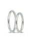 White Gold Wedding Band 2,40mm