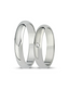White Gold Wedding Band 4mm