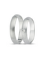 White Gold Wedding Band 4mm