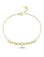 14K Modern Fivegen Gold Bracelet