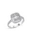 0.56 Carat Shoulders Stone-Set Baguette Diamond Ring