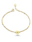 14K Chain Clover Gold Bracelet