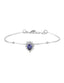 1.00 Carat Diamond Sapphire Bracelet