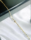 Round White Stone-Set Gold Bracelet