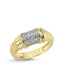 Stone-Set Bold Gold Ring