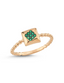 Square Shine Gold Ring