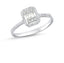 0.10 Carat Shoulders Stone-Set Baguette Diamond Ring