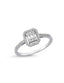 0.23 Carat Shoulders Stone-Set Baguette Diamond Ring