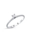 0.08 Carat Bold Prong-Set Solitaire Diamond Ring