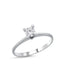 0.30 Carat Delicate Prong Diamond Solitaire Ring