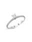 0.17 Carat Delicate Prong-Set Solitaire Diamond Ring