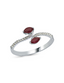 0.43 Carat Diamond Ruby Ring