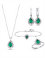 Diamond Emerald Set