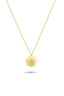 14K Stone-Set Gold Necklace