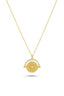 14K Stone-Set Gold Necklace