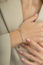 Modern Rose Silver Gold Bracelet