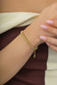 14K Bead Chain Gold Bracelet
