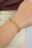 14K Triple Bead Design Gold Bracelet