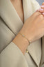 14K Beaded Delicate Gold Bracelet