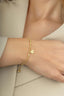 14K Dangle Butterfly Gold Bracelet