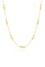 14K Bead Gold Necklace