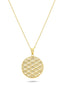 14K Stone-Set Gold Necklace