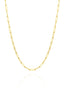 14K Paperclip Gold Necklace