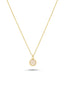 14K Stone-Set Gold Necklace
