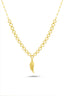 14K Wing Motif Gold Necklace