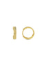 Stone-Set Gold Earrings