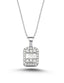 0.35 Carat Diamond Baguette Necklace