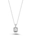 0.34 Carat Diamond Baguette Necklace