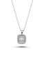 0.44 Carat Baguette Diamond Necklace
