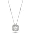 0.74 Carat Diamond Baguette Necklace