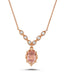 1.11 Carat Diamond Purpleganit Necklace