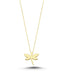 14K Dragonfly Motif Gold Necklace