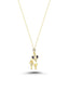 14K Mother & Daughter Gold Necklace