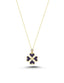 14K Enamel Heart Gold Necklace