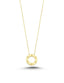 14K Hoop Gold Necklace