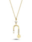 14K Clover Pendant Gold Necklace