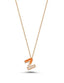 0.04 Carat Diamond Z Letter Necklace
