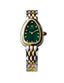 PIRLANT SBL07SBYE Green Dial Rounded Triangle Women's Quartz Watch – product photo 4