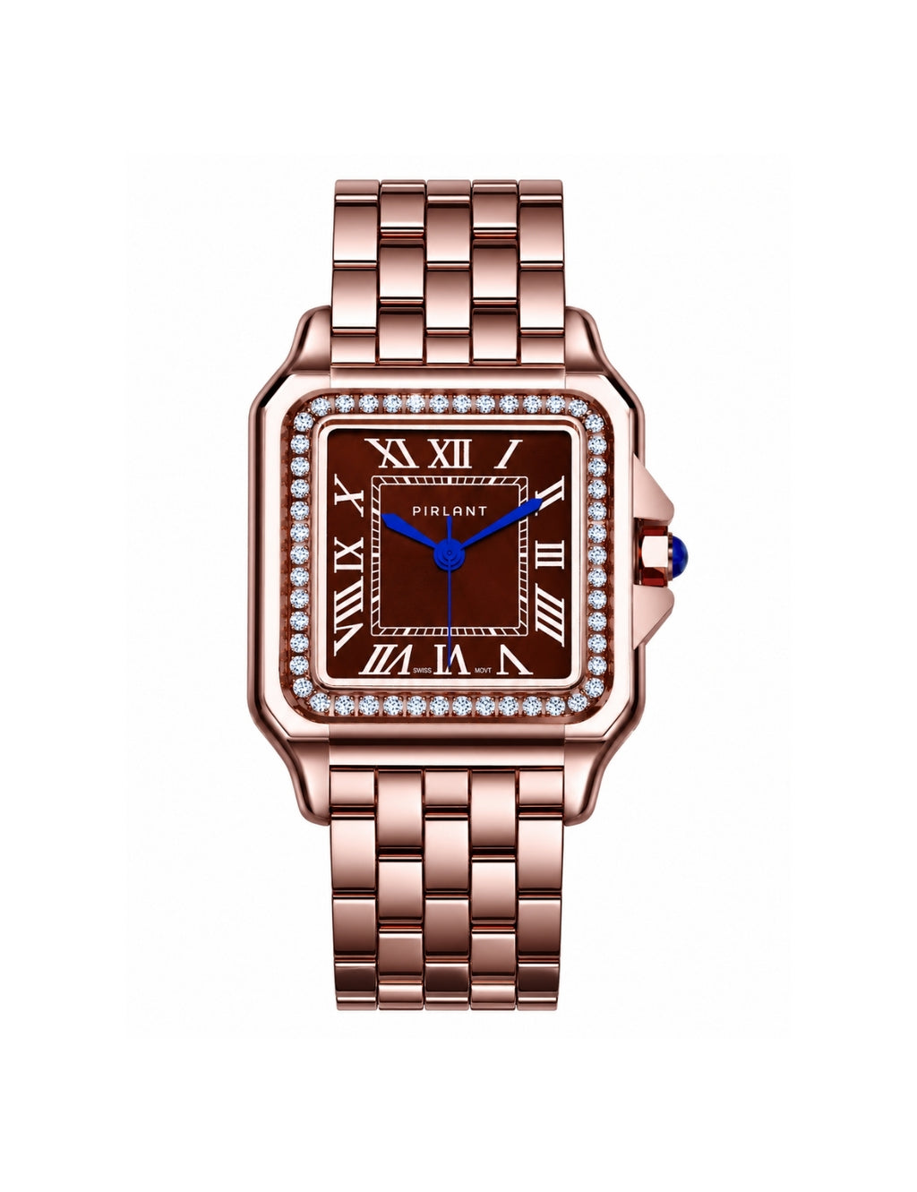 PIRLANT SBL03-5-KA Brown Dial Square Women's Quartz Watch – product photo 4