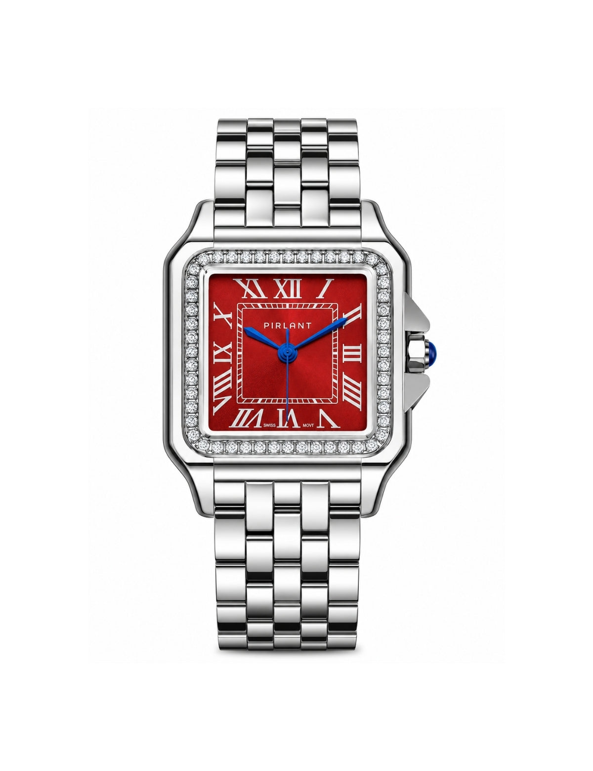 PIRLANT SBL03-1-BO Burgundy Dial Square Women's Quartz Watch – product photo 4 Main image