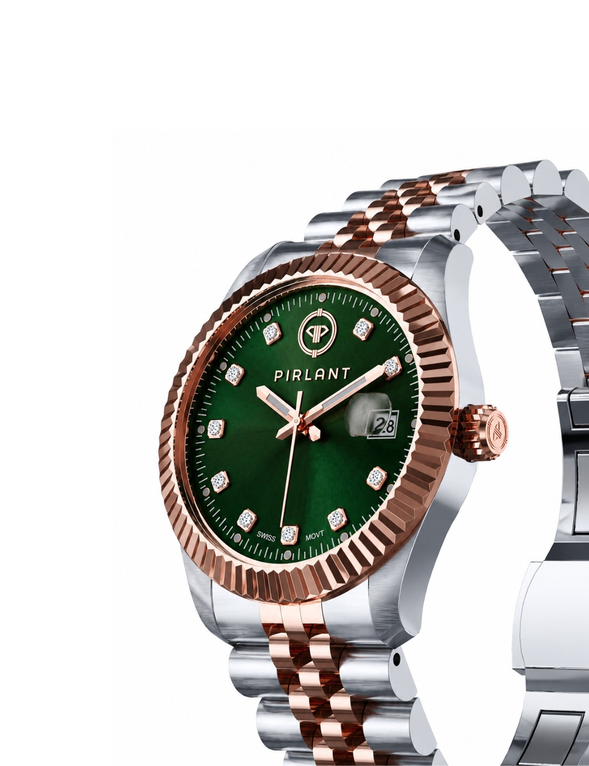 PIRLANT SBL01-3-YE Women's Classic Quartz Watch – 32 mm