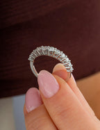 0.50 Carat Diamond Half-Eternity Ring