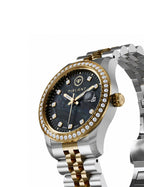 PIRLANT SBL01-2T-SISE Black Mother-of-Pearl Dial Women's Classic Quartz Watch – 34 mm